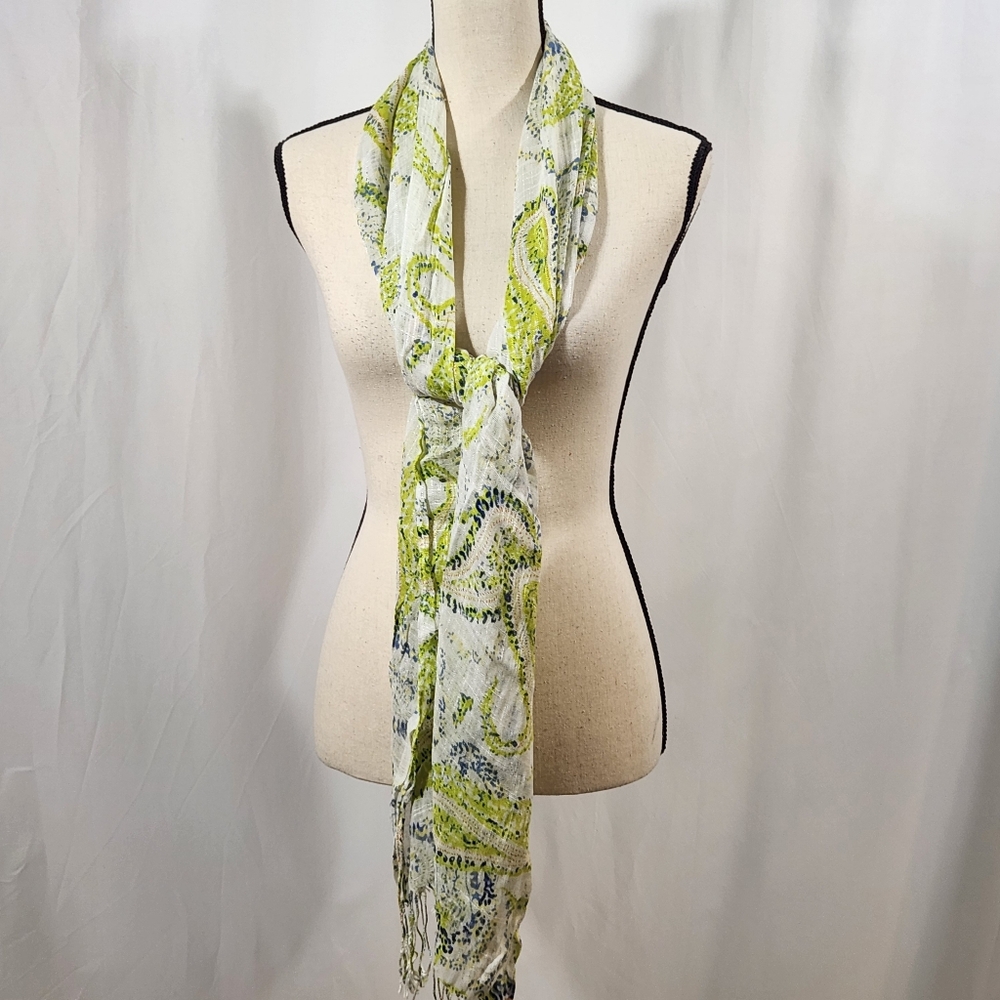Lightweight Rayon Fringe Scarf